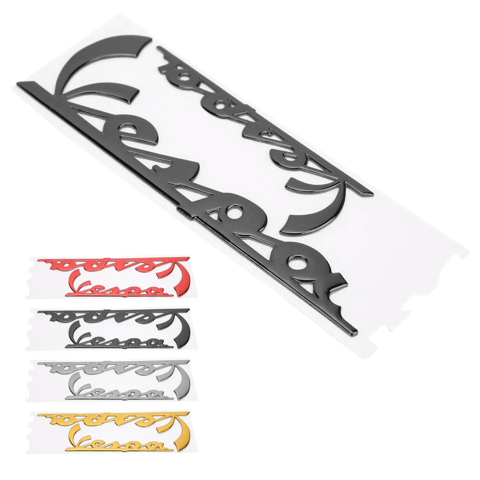 Motorcycle Stickers Emblem Sticker 3-Dimensional Decal for Vespa GTS300 LX125 LX150 IE Sprint Primavera 300 LX LXV Super reflective stickers motorcycle stickers vinyl stickers custom stickers motorcycle accessories motorcycle helmet stickers motorcycle tank sticker