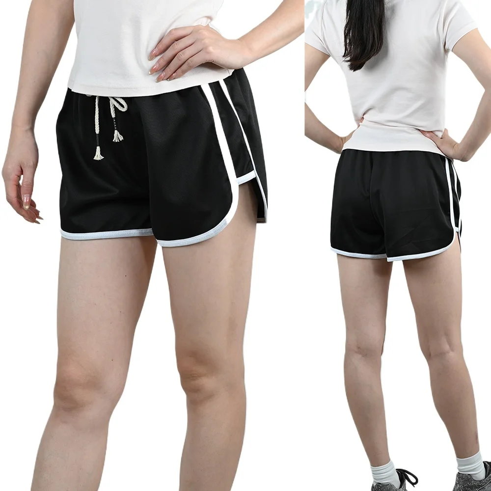 Women Elastic Shorts Summer Famale Casual Bottoms Girl Ladies Fitness Joggers Sports Running Breathable Plus Size Short Pants 3