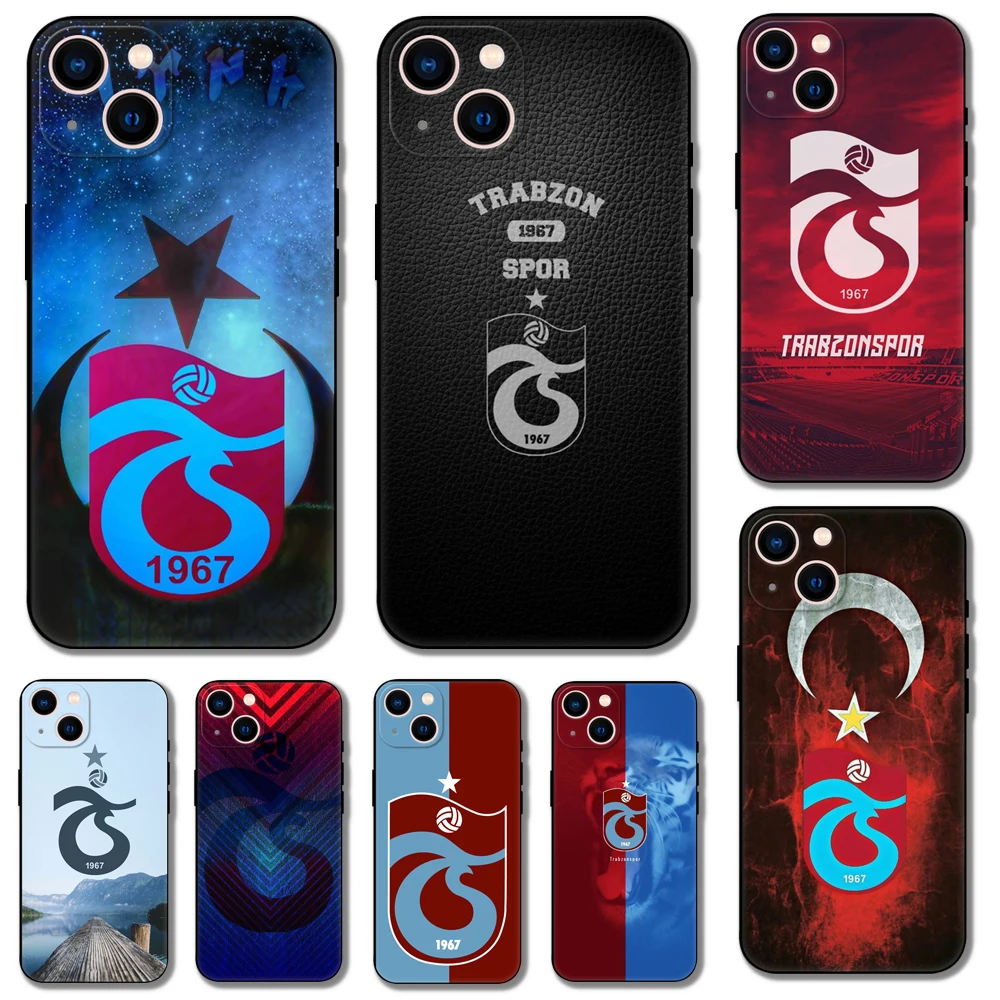

Trabzonspor phone case for iphone 14 5s 2020se 6 6s 7 8 plus x 10 XR XS 11 12 13 mini pro MAX soft black tpu back cover