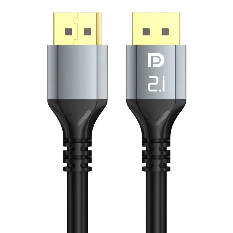 노트북 TV Xbox 프로젝터 모니터용 2.1 케이블, 울트라 HD 비디오 오디오 케이블, 16K DP 케이블, 8K 120Hz, 4K 240Hz 