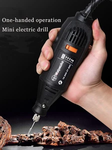 Электрическая дрель-гравер, ротационный инструмент, гравировальная ручка для полировки 180 Вт с переменной скоростью + аксессуары