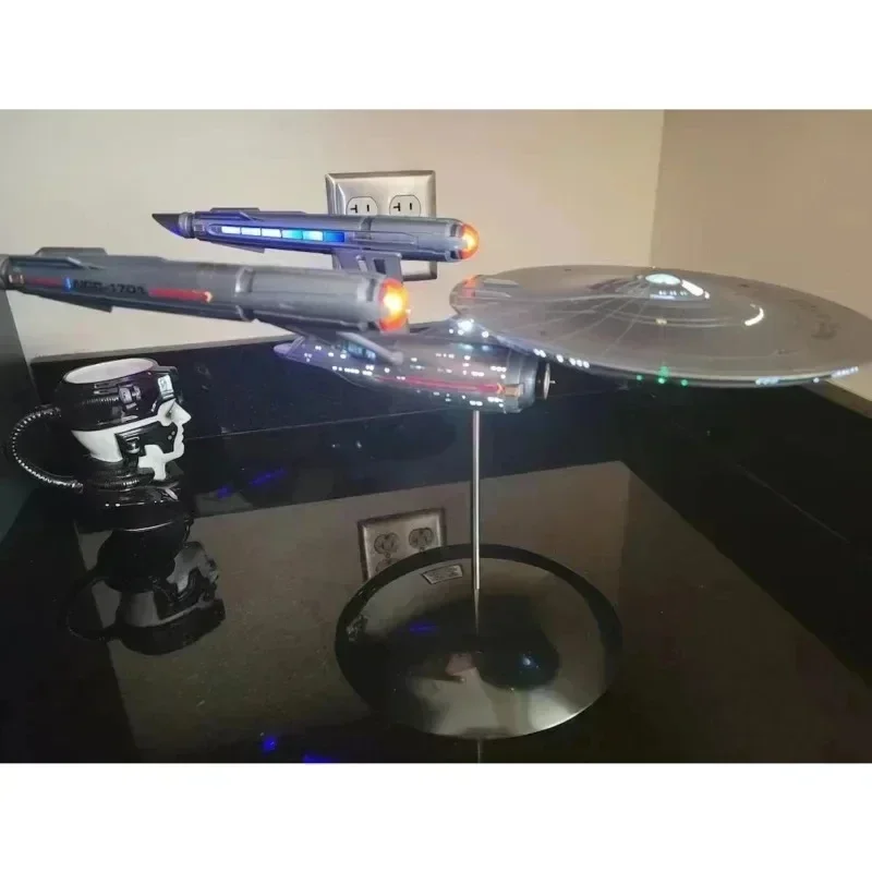 Metal Aircraft Replica Aircraft Star Treks Enterprise 1:1000 Modello Assemblare Starship Artigianato Ornamento Regalo Giocattolo Da Collezione