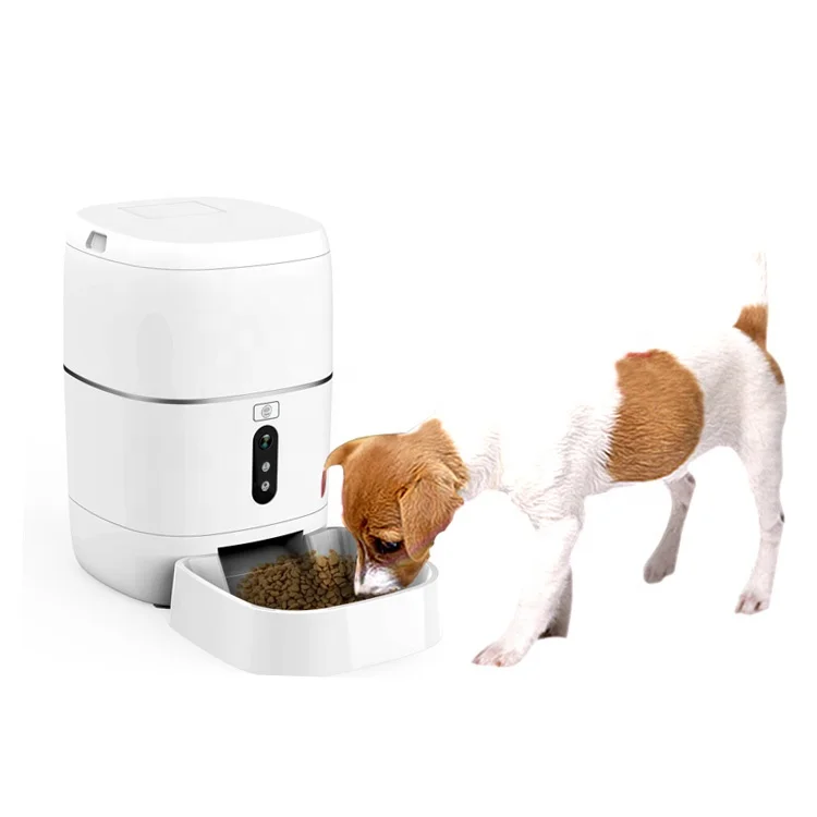 

2023 Smart Remote Appliance Wifi Automatic pet Automatic cat dog feeder with camera monitor PST-FD-BL3-C