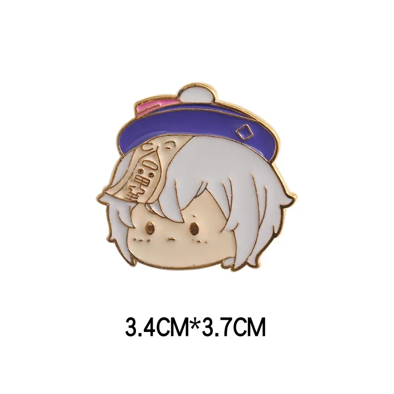 thumbnail image 1 of Pin esmaltado de Mini personajes de Anime Genshin Impact, exquisito Pin de solapa, Venti, Xiao, Diluc, Klee, Hutao, Qiqi, ropa, mochila, joyería, 1 of 5