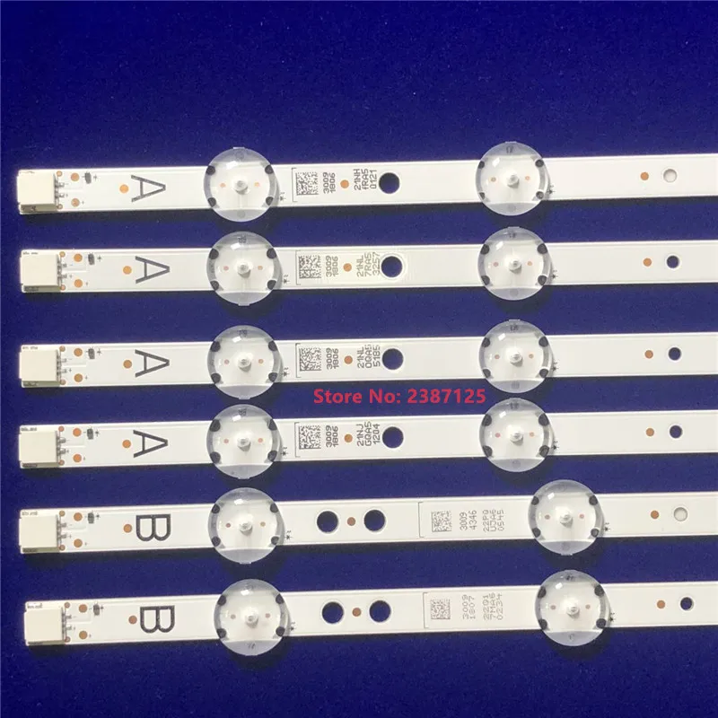 LED 스트립 7램프 49U5766DB 49U6663DB 49U5863DB VESTEL 49인치 UHD DRT VNB A+B 타입 REV0.1 VES490QNDL VES490QNDS-2D-N12 SVV490A