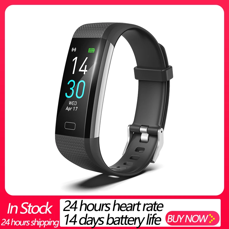 Fitness Smart Band Blood Pressure Oxygen Monitor Health Watch Ip68 Pedometro Impermeabile Cinturino Sportivo Per Uomo Donna