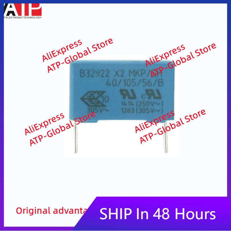

10PCS original imported spot B32914A3225M000 safety capacitor 2.2uF 330volts 20% X1 electronic component BOM