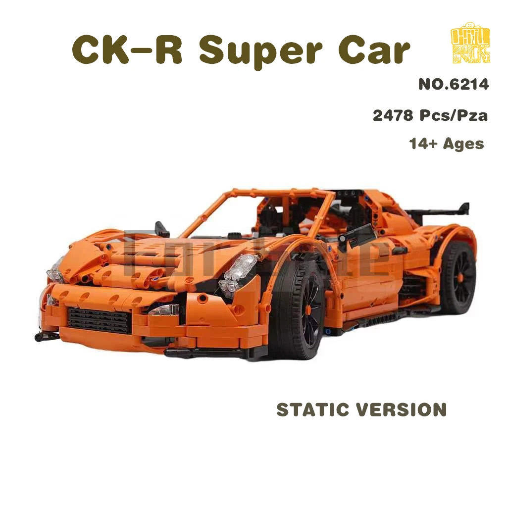 

MOC-6214 Super Car Model With PDF Drawings Building Blocks Bricks Kids DIY Toys Birthday Christmas Gifts
