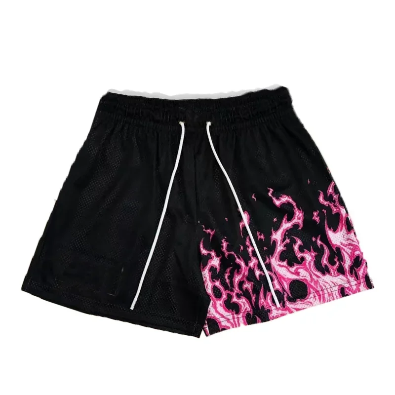 American Style Basketball Shorts Men's Casual Running Breathable Quick Dry below Knee Fourths for Fitness And Sports