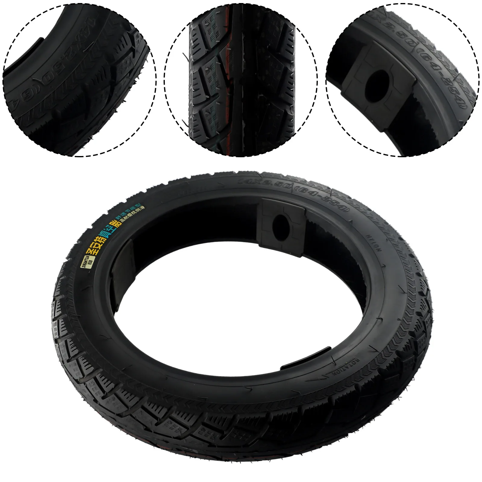 

Access Tire Tire Components Durable Easy To Use Practical Replacement Useful 14 Inch 14x2.50 (64-254) Brand New