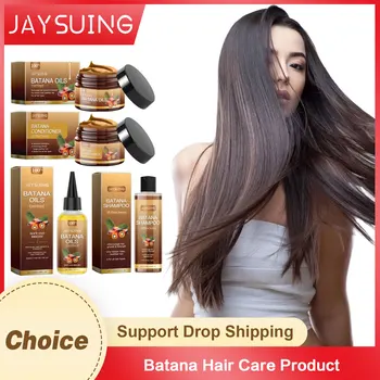 Hair Care Product Batana Oil Shampoo Conditioner Repair Split Ends Frizzy Damage Moisturize Smooth Shiny Keratin Hair Mask Serum 1