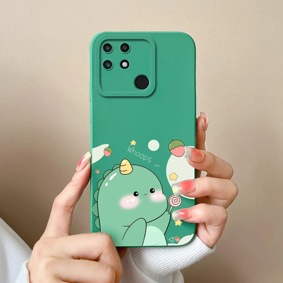 Fashion Love Heart Soft Smooth Liquid Silicone Phone Case - Bumper Cover
