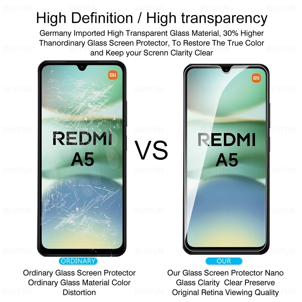 Full Cover Tempered Glass Screen Protector Film - 1-4 Pack, 6.88-Inch Display