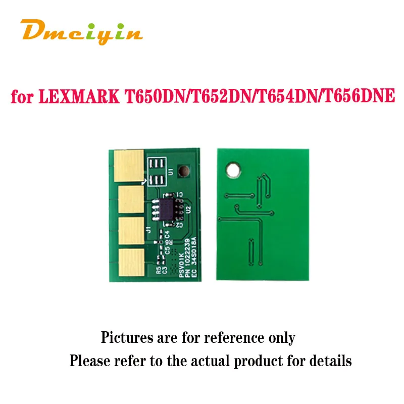 

X651A11/X651H11/X651X11 BK Color Toner Cartridge Chip for Lexmark X651DE/X652DE/X654D/X656DE/X658