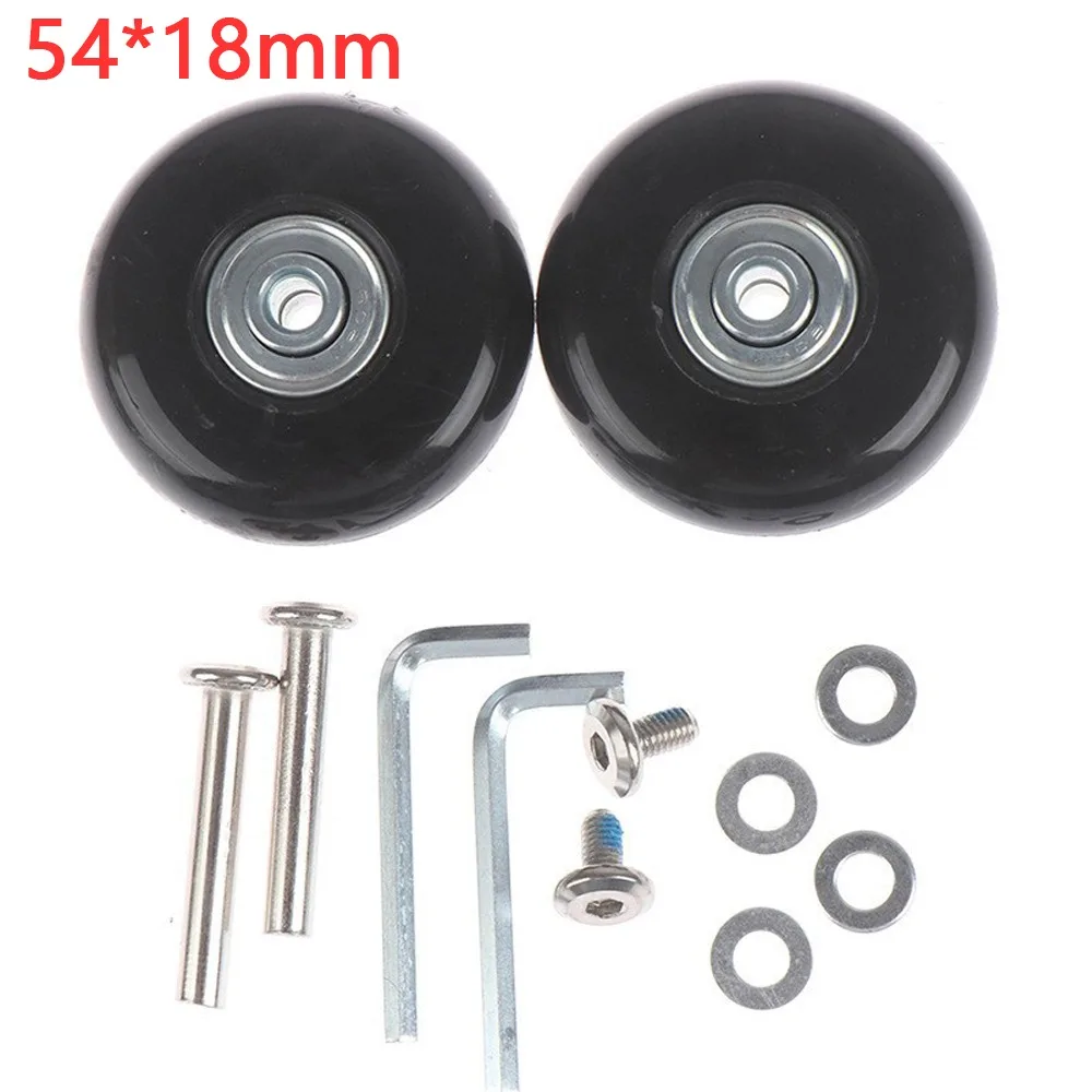 Silent Travel Luggage Wheels Repair Kit with Screws - Spare Parts