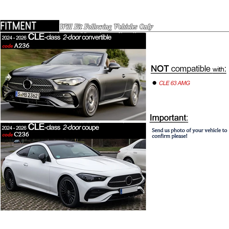 Garniture De Grille D'aération Latérale Pare-Chocs Arrière