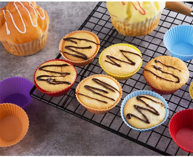 10/20/50Pcs Silicone Cupcake Baking Cups, Reusable Non-Stick Muffin Liners, Heat-Resist... - SKU SCBC1529 - UGI Packaging