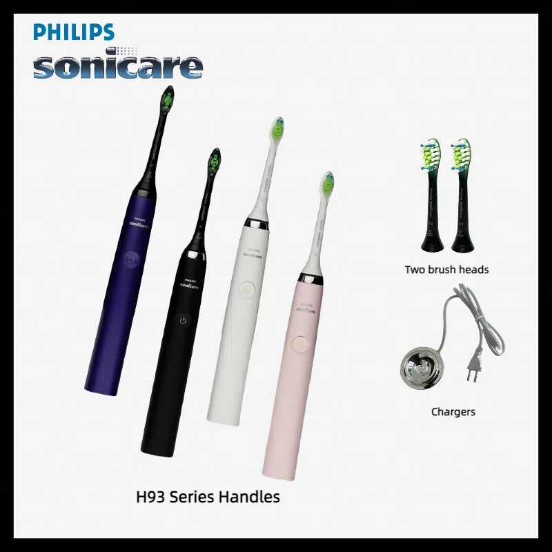 Philips Sonicare Electric Toothbrush Handle only H9352 With 2 Philips Brush Heads G3 New and Original 5 modes Black DiamondClean ajazz i660t multi modes wireless mouse bt4 0 2 4g type c port black