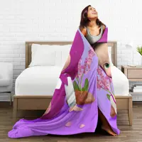 Couvertures douces et chaudes de rue m-mashas et ours b, tendance, en peluche, pour canapé, chaise, canapé-lit, pique-nique, couvre-lit en flanelle 4