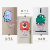 Kids Basketball Hoop Kit Cartoon Creative Animals Basketball Stand Outdoor Indoor Game Sport Play Toys For Children Kids 3