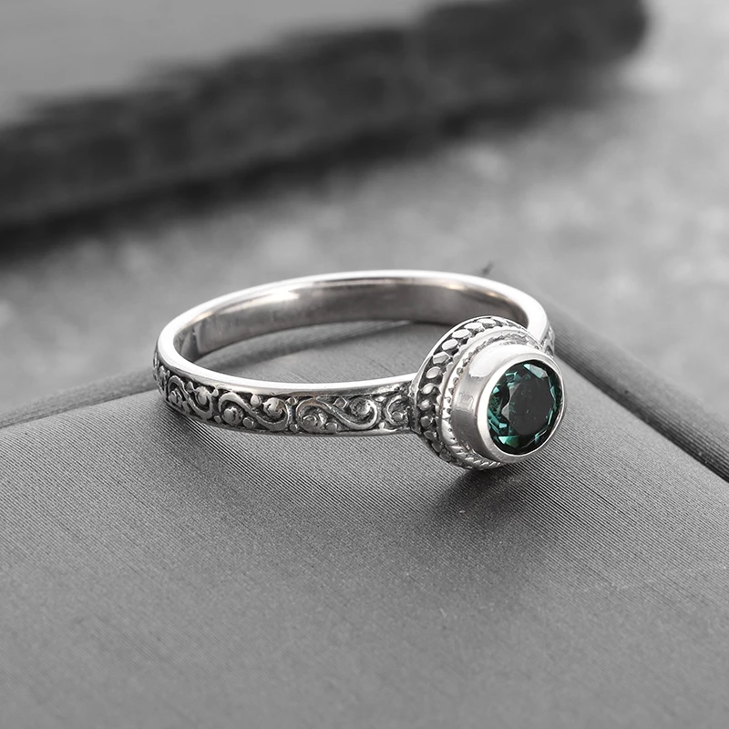 Zircon Crystal Ring for Women Elegant Stylish Anniversary Jewelry Gift