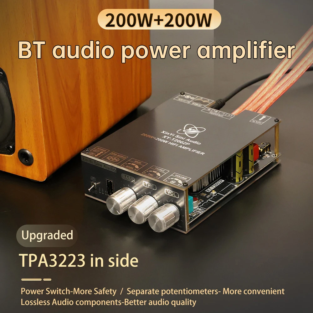XY-T2002P Bluetooth Digital Sound Amplifier Module 200W*2 Audio