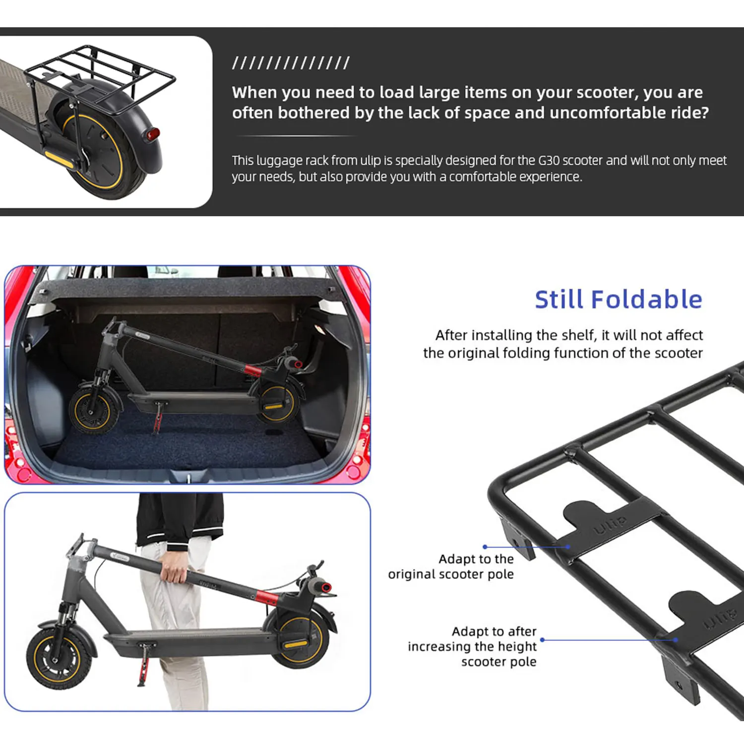 Ninebot G30 D Rücklicht Ersatzteil - YourScooter