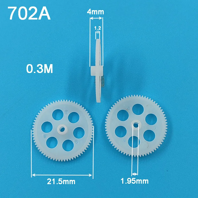 702A Gear 0.3M 2MM Tight Remote-control Car Robot Toy Aircraft Parts Technology 10pcs/lot