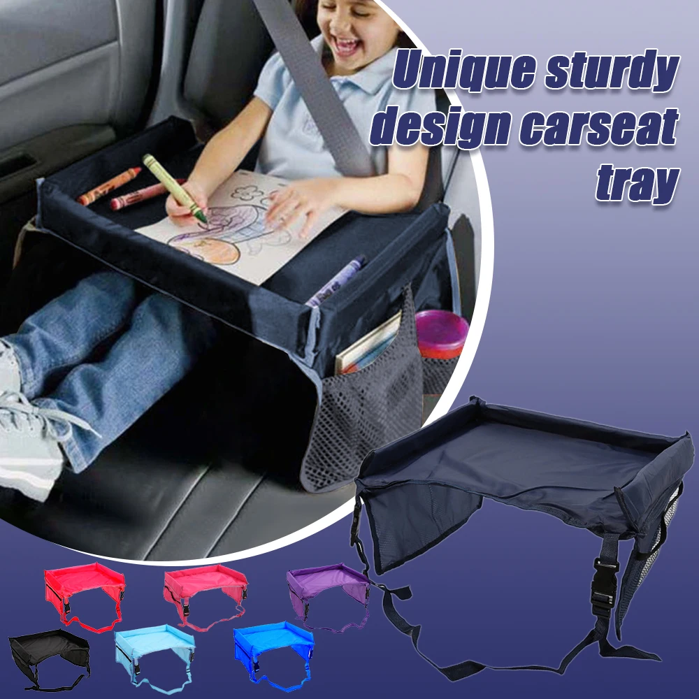 Kid's Portable Travel Tray for Road Trips in the Car Seat