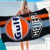 Gulf motorcycle logo Cartoon Beach Towel Cute Kawaii Room Decor Bath Girls Children Hand Towels For Bathroom Shower 1