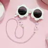 New Butterfly Pearl Bead Sunglasses Lanyard Strap Necklace Eyeglass Chain Cord Reading Glasses Adjustable Anti-slip Strap 4