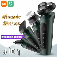 Xiaomi Mijia Electric Shavers Men USB Rechargeable Rotary Shavers Waterproof Wet Dry Double Use Electric Trimmer Ergonomic Razor 1