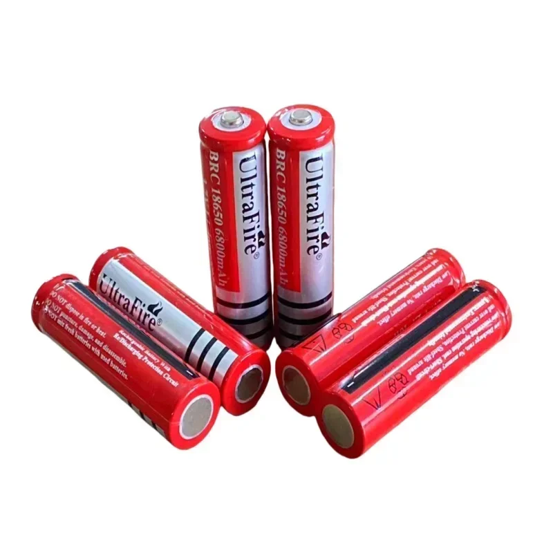 3.7V 6800mAh Rechargeable 18650 Lithium Battery For Led Flashlight
