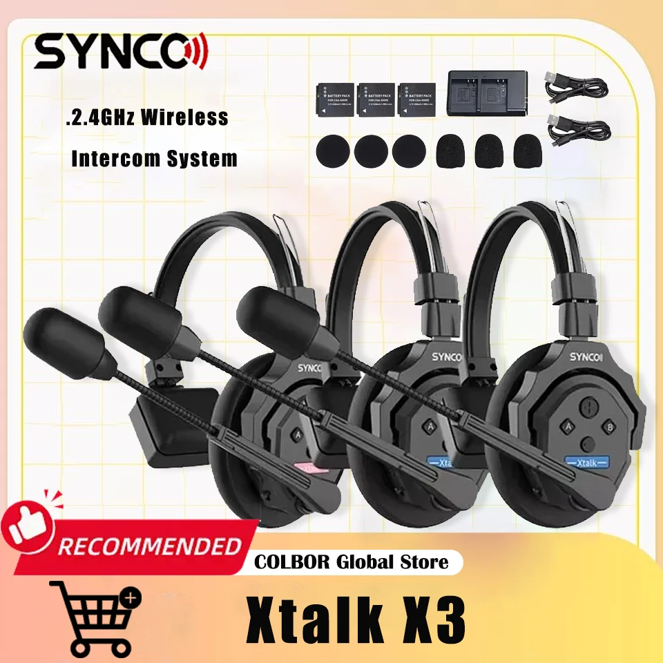 ✨1点物✨SYNCO XTALK XPRO2 ワイヤレスインカムヘッドセット Amazon