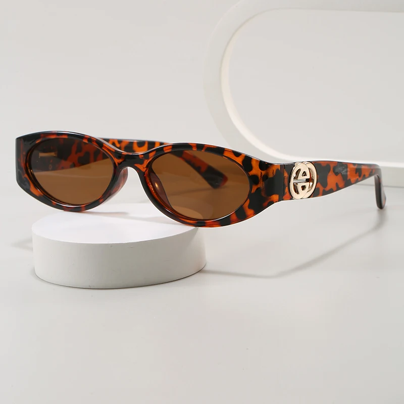 Chic Vintage-Inspired Oval Eyewear – Women's Anti-Light Fashion Glasses (3pcs Set)