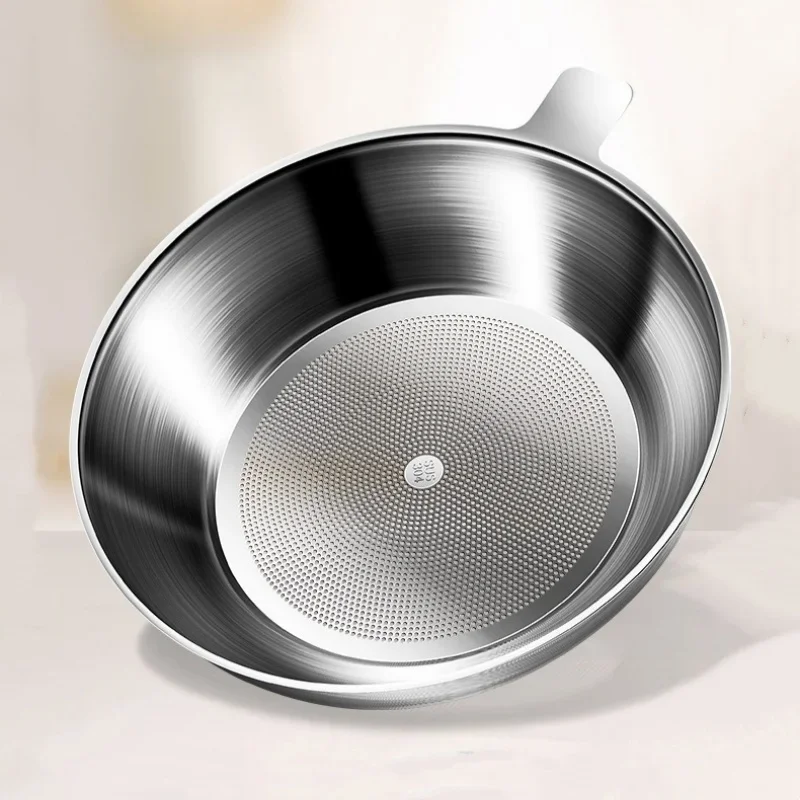 Stainless Steel Oil Strainer Pot with Fine Mesh Filter for Kitchen Use