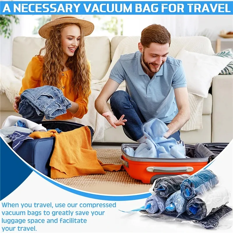 Roll-Up Travel Compression Bags 4