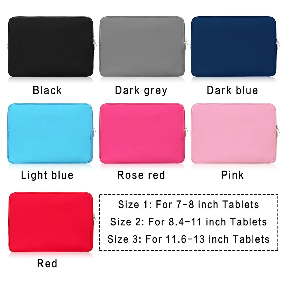 Shockproof Tablet Sleeve Bag Cover - Protective Pouch