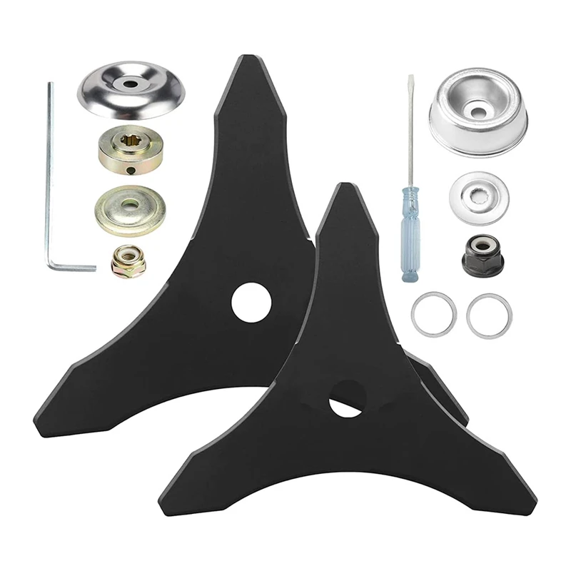 Brush Cutter Blade Weed Wacker Replacement Blade, Carbide Steel With