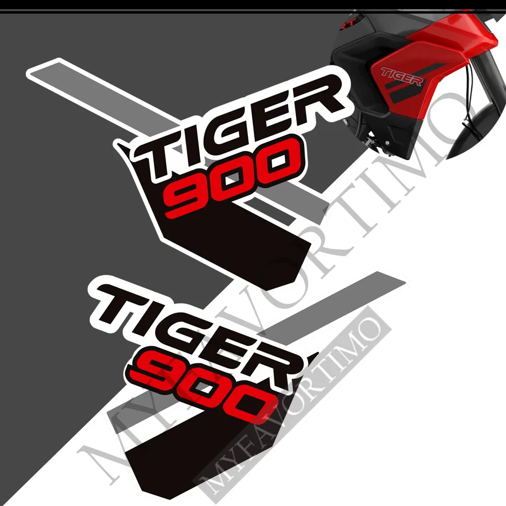 Per Triumph Tiger 900 Rally Tank Pad Kit Ginocchiere Gas Carburante Adesivi Decalcomanie Custodie Protettive Bagagliaio Parabrezza Parabrezza