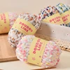 50g Ping Pong Yarn Colored Bean Thread, DIY Knitted Gloves,Hats,Scarves, Crochet Thread, Soft Knitting Wool Yarn, Christmas Gift 1