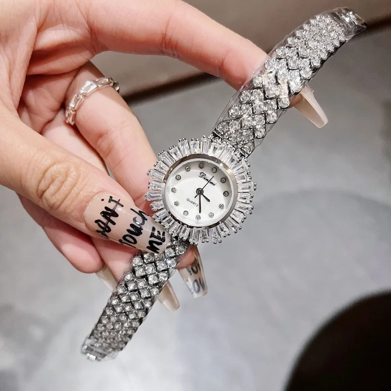 Women'S Watches New Full Of Stars Full Of Diamonds Watch Bracelet Quartz Watch