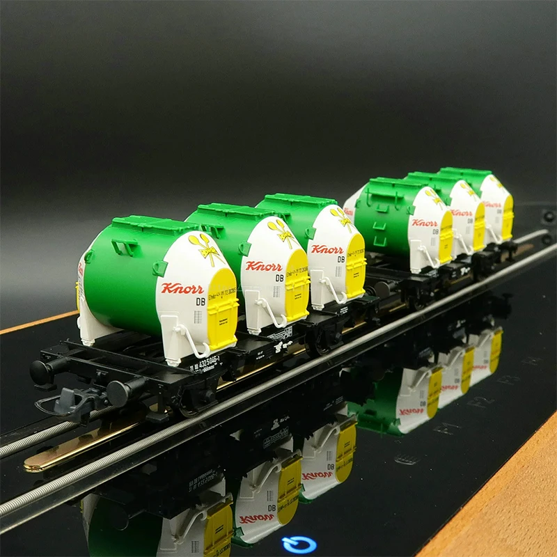 

Train Model European Roco Ho Type 76468 Double Three-top Silo Car Third and Fourth Generation Db Truck Compartmen