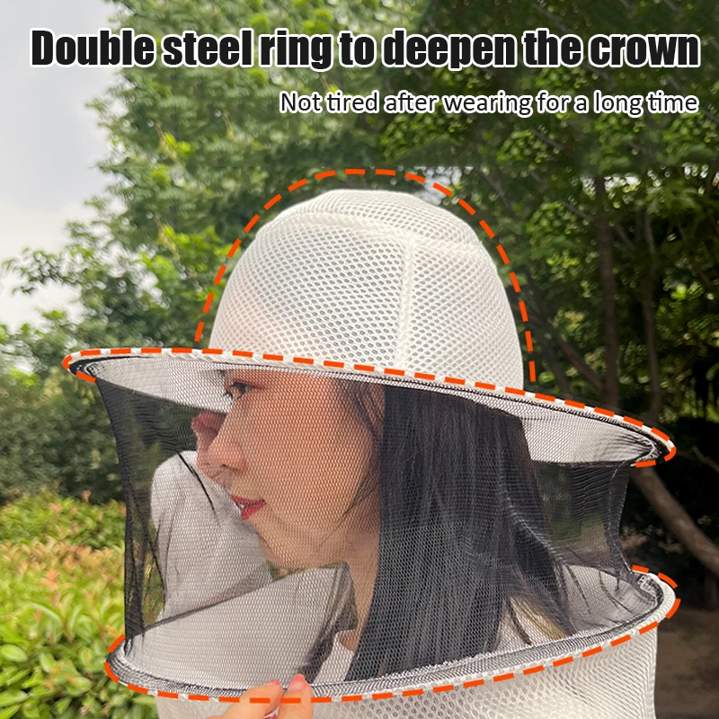 Beekeeping Suit Breathable Anti-bee Professional Removable Hood Collecting Honey Clothes