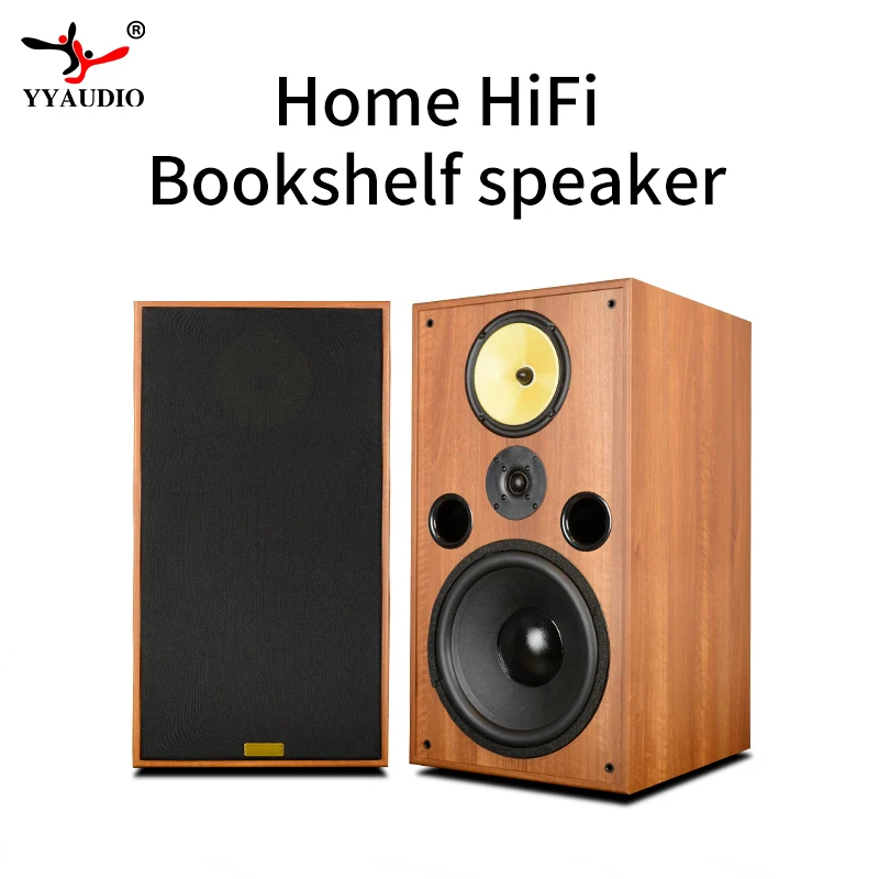 Best 6 Ohm Bookshelf Speakers YYAUDIO 12 inch Three Frequency Bookshelf Box Hifi 80W 6Ohm Bookshelf