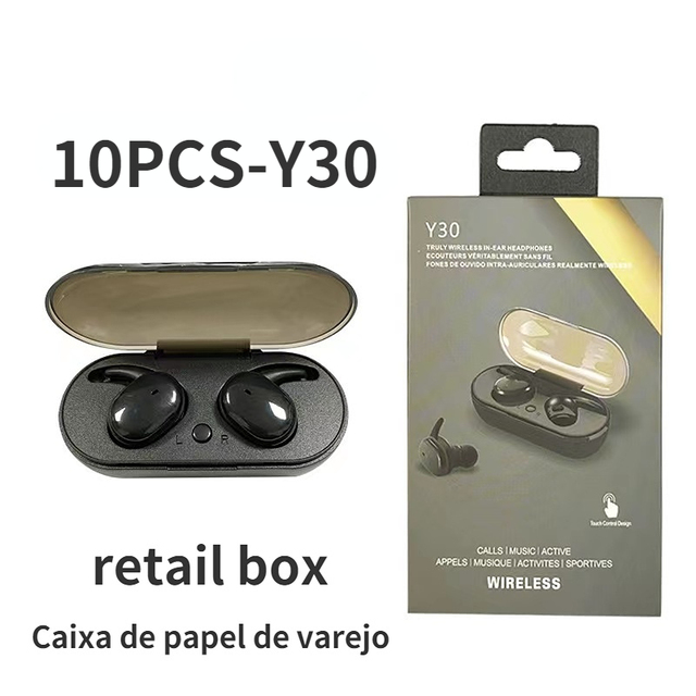 Tws Earbuds Headphones Blutooth Earphone Wireless Bluetooth Headphones for Smartphone Sport Hifi PK Y50 A6S