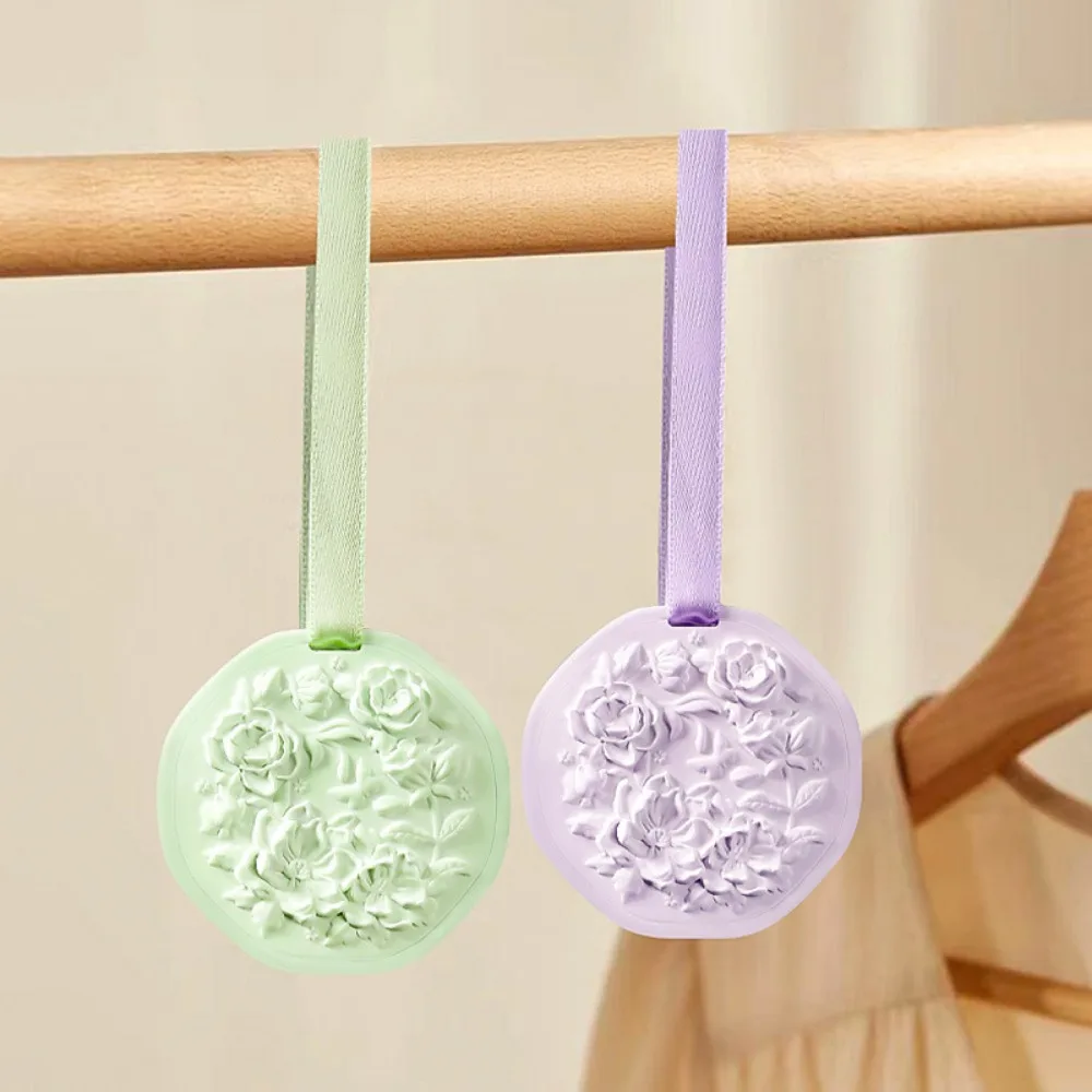 Tea Fragrance Wardrobe Aromatherapy Fragrance Lasting Girls Leave Wardrobe Plaster Wax Pieces Dormitory Car Pendant