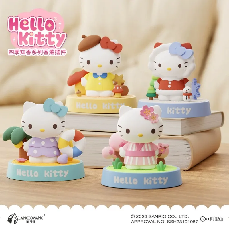 

Hello Kitty Four Seasons Zhixiang Aroma Decoration Hand-Made Cute Exquisite Car Action Figures