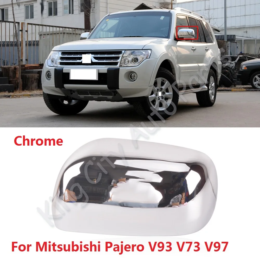 Capqx For Mitsubishi Pajero V93 V73 V97 Car Chrome Side Rearview Mirror