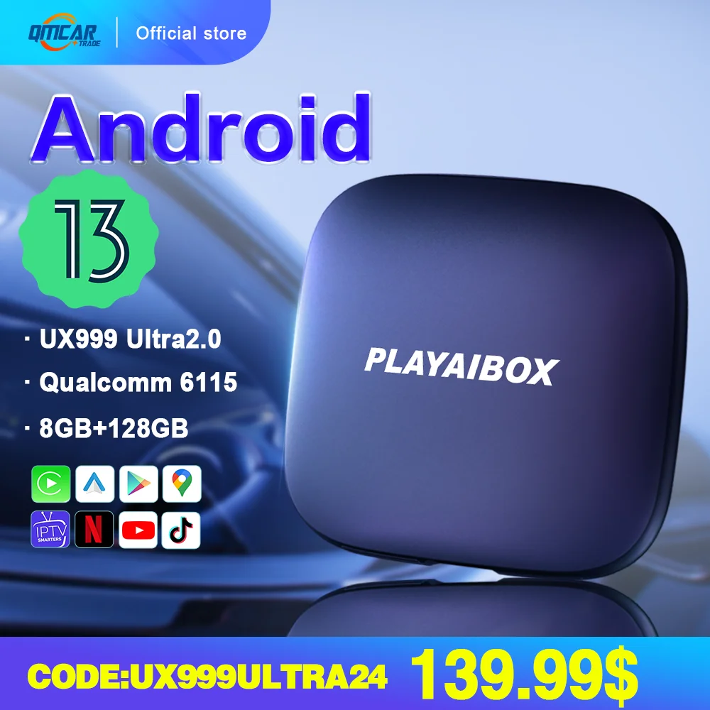 Carplay Tv Box Android Auto Wireless Apple Carplay Ai Box Android 13